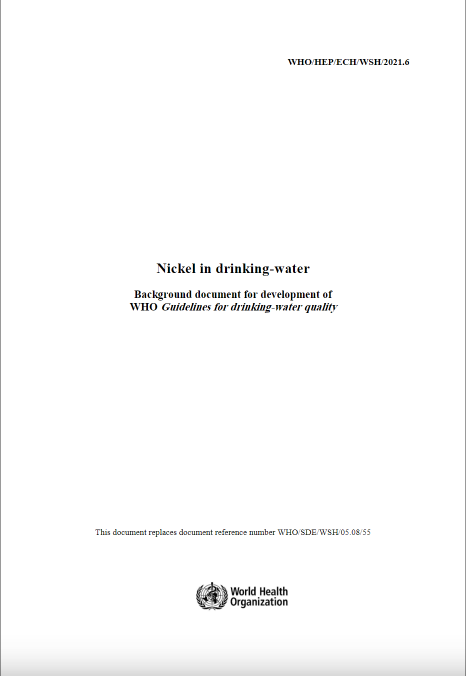 Nickel in drinking-water 1